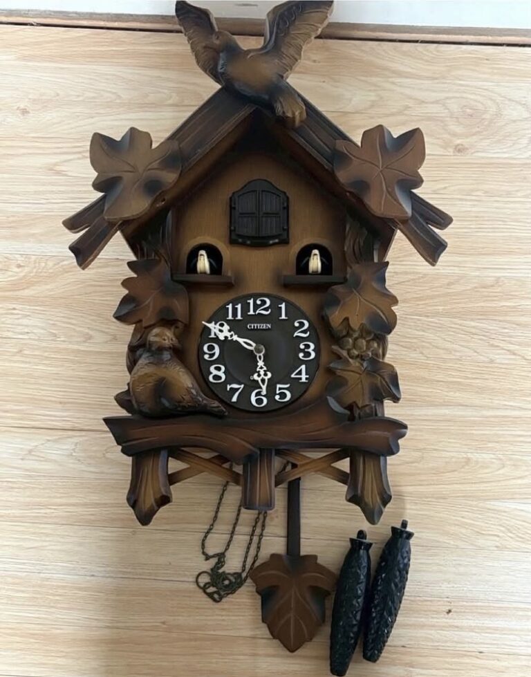 ビンテージCITIZEN 鳩時計　木製　完動品 CITIZEN クォーツ式 鳩時計 – リサイクルカンパニー